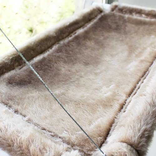 Prateleira de Janela Cama de Gato Catbed Gatton Pelúcia Areia - G