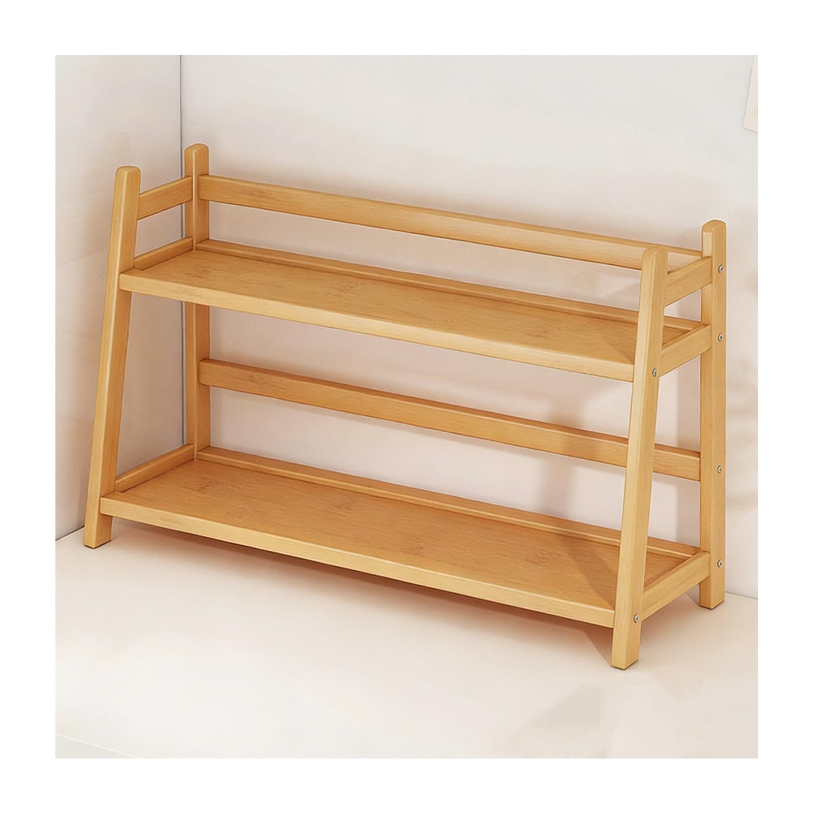 Stabiles Schreibtisch-Regal, einfach zu installieren, MDF-Aufbewahrungsregal für Tassen, Bücher, Kalender und Dekoration, 65 x 18 x 28,5 cm, perfekter Platzsparer für den Schreibtisch