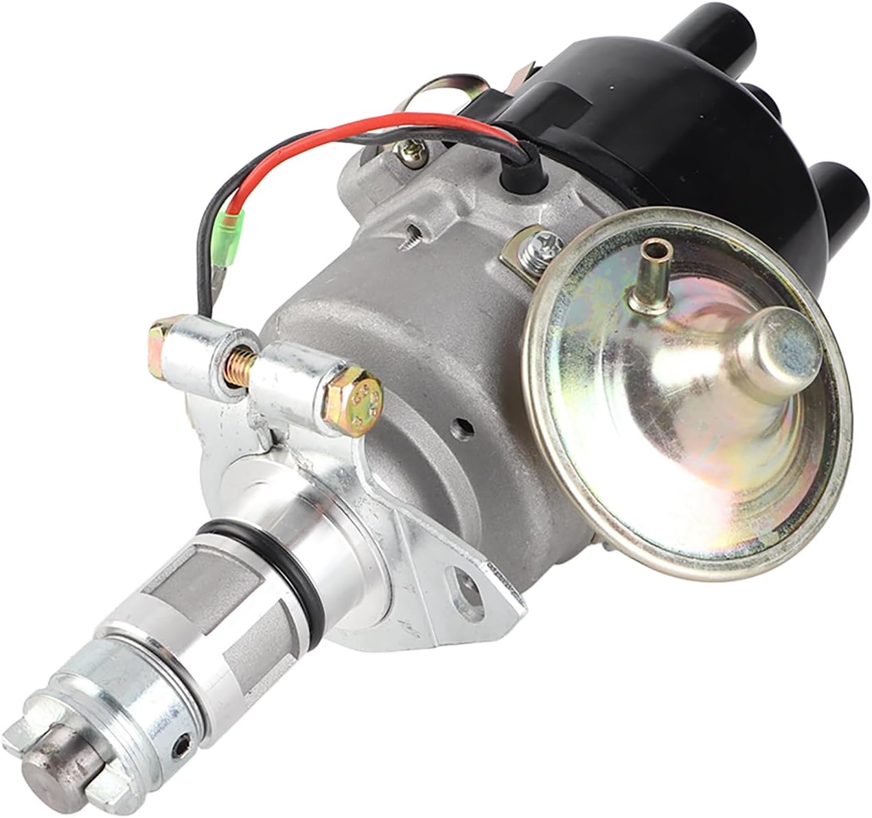 Electronic Ignition Distributor for Car, Aluminium Alloy Automotive Distributor with Electronic Components Compatible with Vehicles
