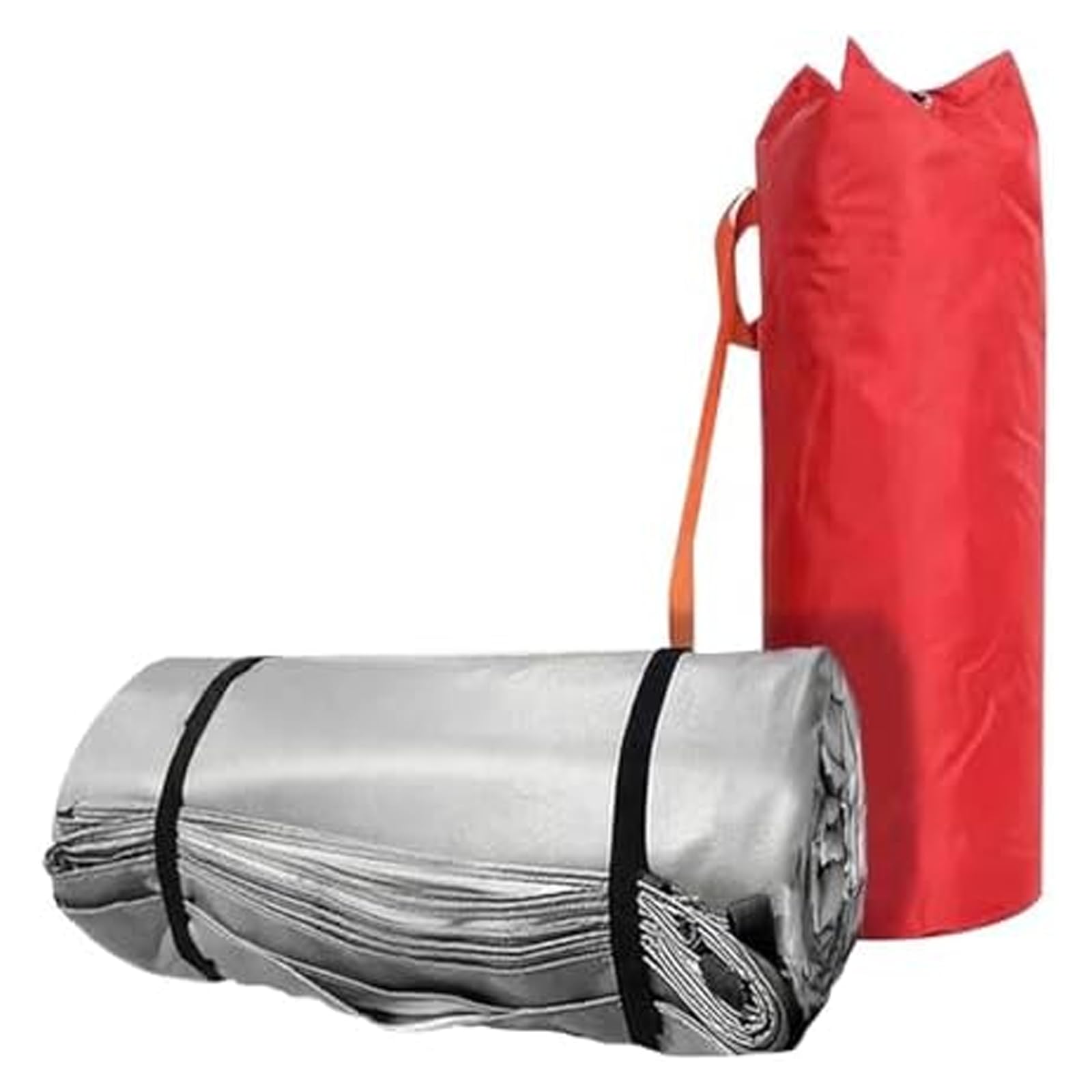 Manta grande de emergencia contra incendios, manta extintora para coche, cubierta de lona ignífuga de silicona con bolsa de transporte