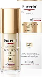 EUCERIN 3D Sérum Facial Anti-idade Firmador 30ml, Elasticity, Pele Madura, Hyaluron-Filler, Ácido Hialurônico, Antirrugas