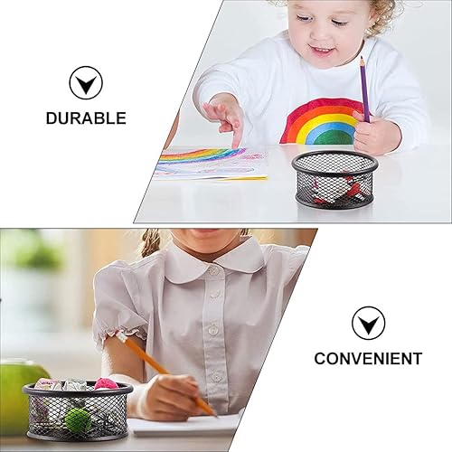 Miniatura 4 de Cubo de almacenamiento de clip de papel, dispensador de clip de papel, dispensador de clip de papel, dispensador de malla contenedor multifuncional