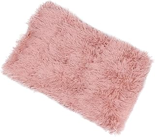 COLLBATH Suave Y Acogedora para Perros Y Gatos Cálida de Felpa para Mascotas Tamaño M Color Rosa Cálida Alfombra para Dormir para Mascotas