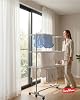 Ceraware Home Lite Premium 3 Katlı Çamaşırlık Made in Korea Tekerlekli Çamaşır Kurutmalık Eco Gri