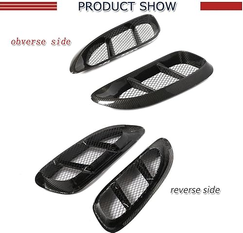 Miniatura 7 de Recortes de ventilación de guardabarros laterales de puerta de fibra de carbono seca para Porsche 718 Boxster Cayman 2016-2021 Marco cubierta de