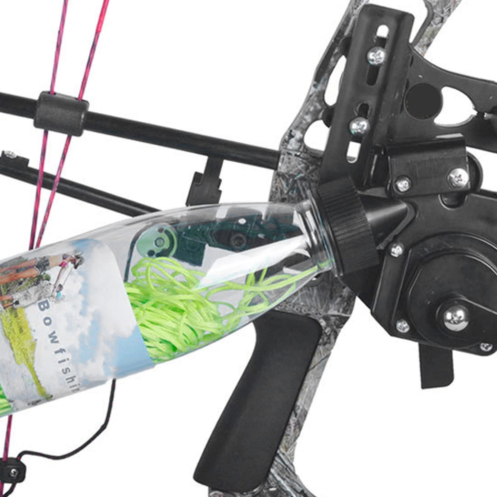 Bowfishing Reel, 40m Archery Fishing Reel Lightweight Flexible with Manual for Recurve Bow