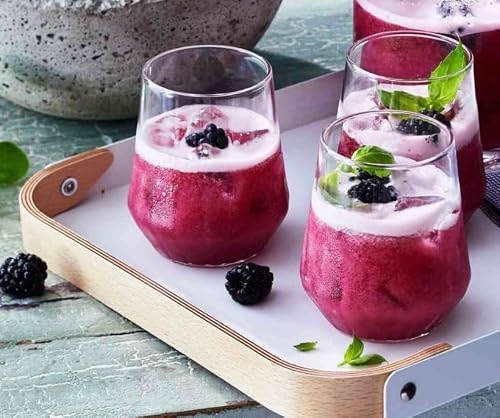 Great Value Sugar free Low calorie Blackberry Lemonade Drink Mix Bundle 10 packets Per Box (4 Boxes), 40 Total Packets. Includes (2) Stand-Up Sieral Plastic Drink Pouches. Store Juice, Favorite Snacks. Custom Healthy Smoothie Recipe Card