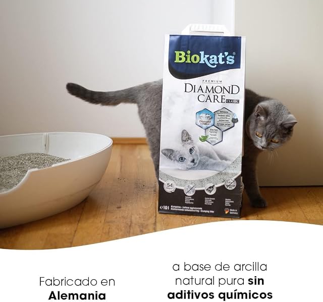 Foto 2 de 8 de Biokat's Diamond Care Classic, para gatos, sin fragancia