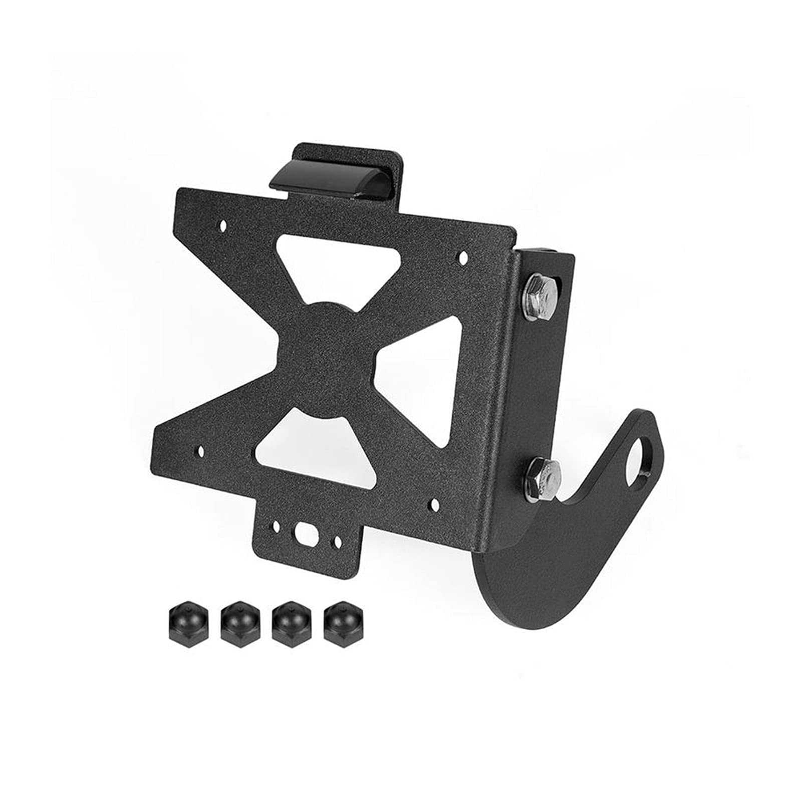 Support de plaque d'immatriculation moto pour enculer les bavettes d'origine