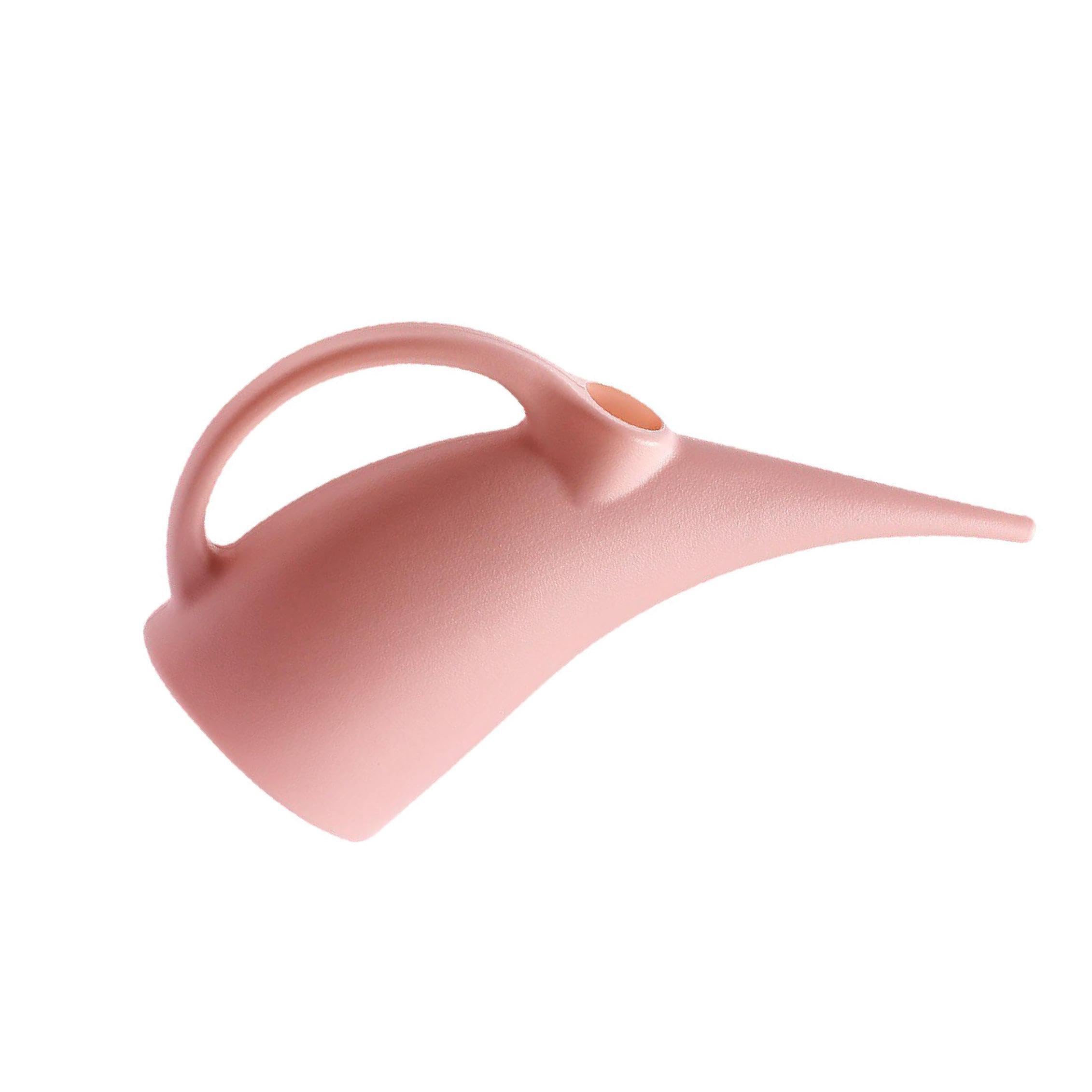 QUXVUIS Indoor Watering Can Long Spout For Large Capacity Household Lightweight Ergonomic Handle Makes Watering Easy Plant Can Indoor Portable, Pink, Small