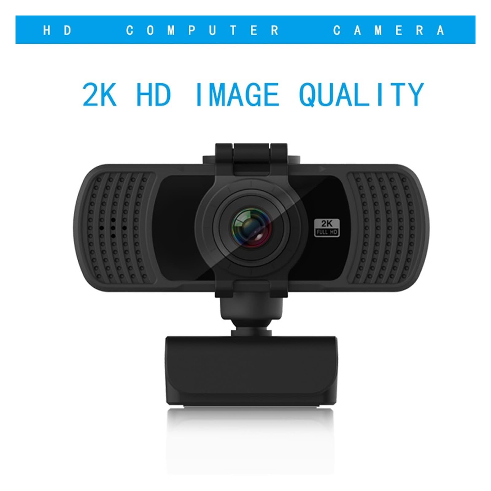 Webcam 1080P Web Cam 2K Full HD Web Camera con Microfono for Computer PC Trasmissione in Diretta Conferenza Lavoro USB Camera Web