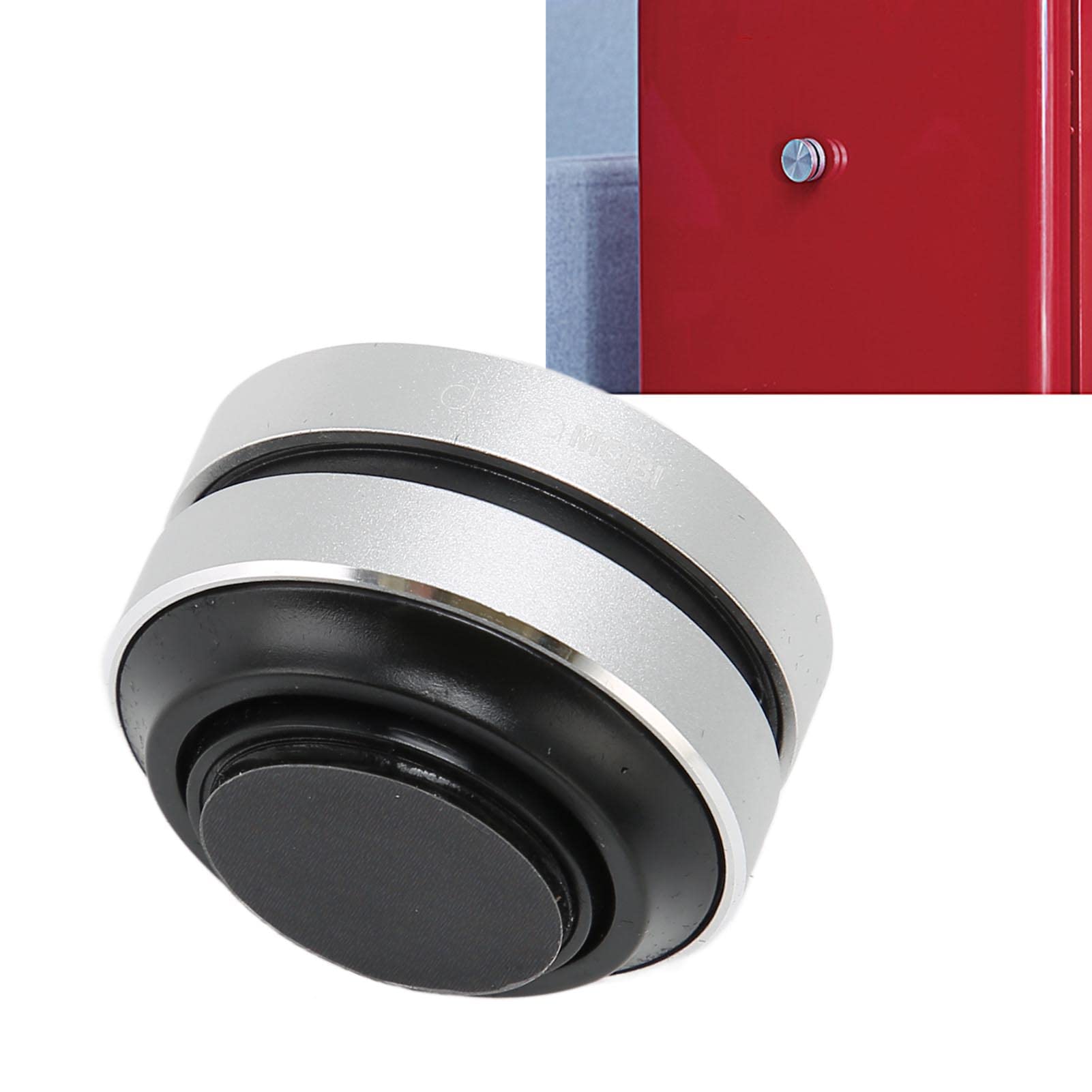 Altoparlante a Conduzione Ossea Bluetooth, Mini Speaker Wireless Magnetico Portatile per Vibrazione su Superficie, for Casa Ufficio Viaggio (SILVER)