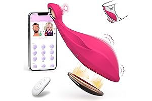 App Remote Control Wearable Panty Clitoral Vibrator & G Spot Dildo Butterfly...