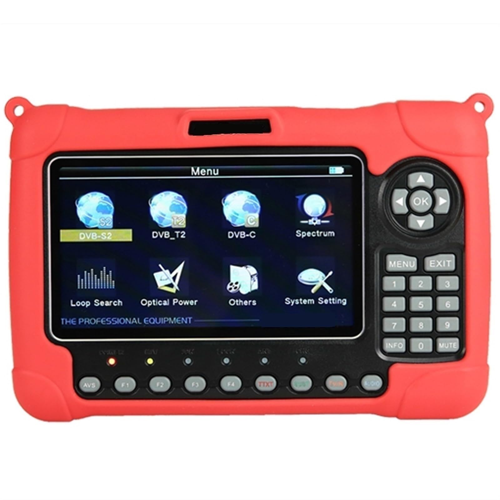 DVB-S2/T2/C Combo HD Détecteur De Satellite H.265 HEVC MPEG-4 QPSK 8PSK 16APSK Écran LCD TFT 4.3 Pouces Facile à Utiliser