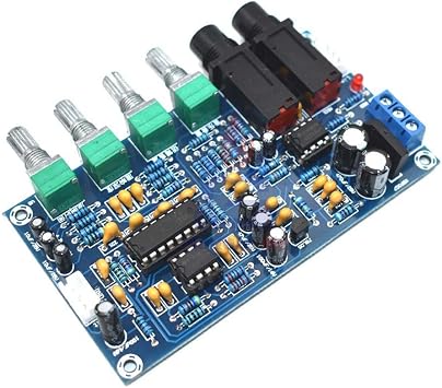 Taidacent XH-M173 Karaoke Plate Reverberation Plate Microphone Amplifier Board Amplifier Digital Reverb Song Amplifier Module