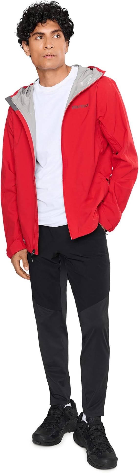 Marmot Men's Standard PreCip Evo Flex Jacket, Team Red
