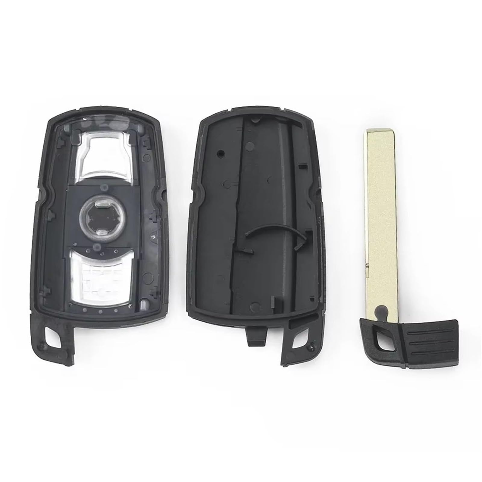 Compatible Con Para E71 E72 2008 2009 2010 2011 2012 2013 E82 E87 2004-2013 3 Botones Carcasa Llave Remota Coche Cubierta Caja(A)