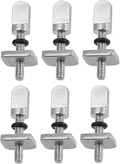 Generic M4 Stainless Steel Surfboard Tail fin Bolt Long Board Sliding Tail fin Replacement Screw 3/6 pcs(6Pcs)