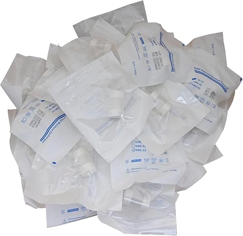 Miniatura 4 de 50 filtros de respiración para traqueotomía intercambiador de humedad de calor, HME de traqueotomía, esterilizado individualmente en paquete