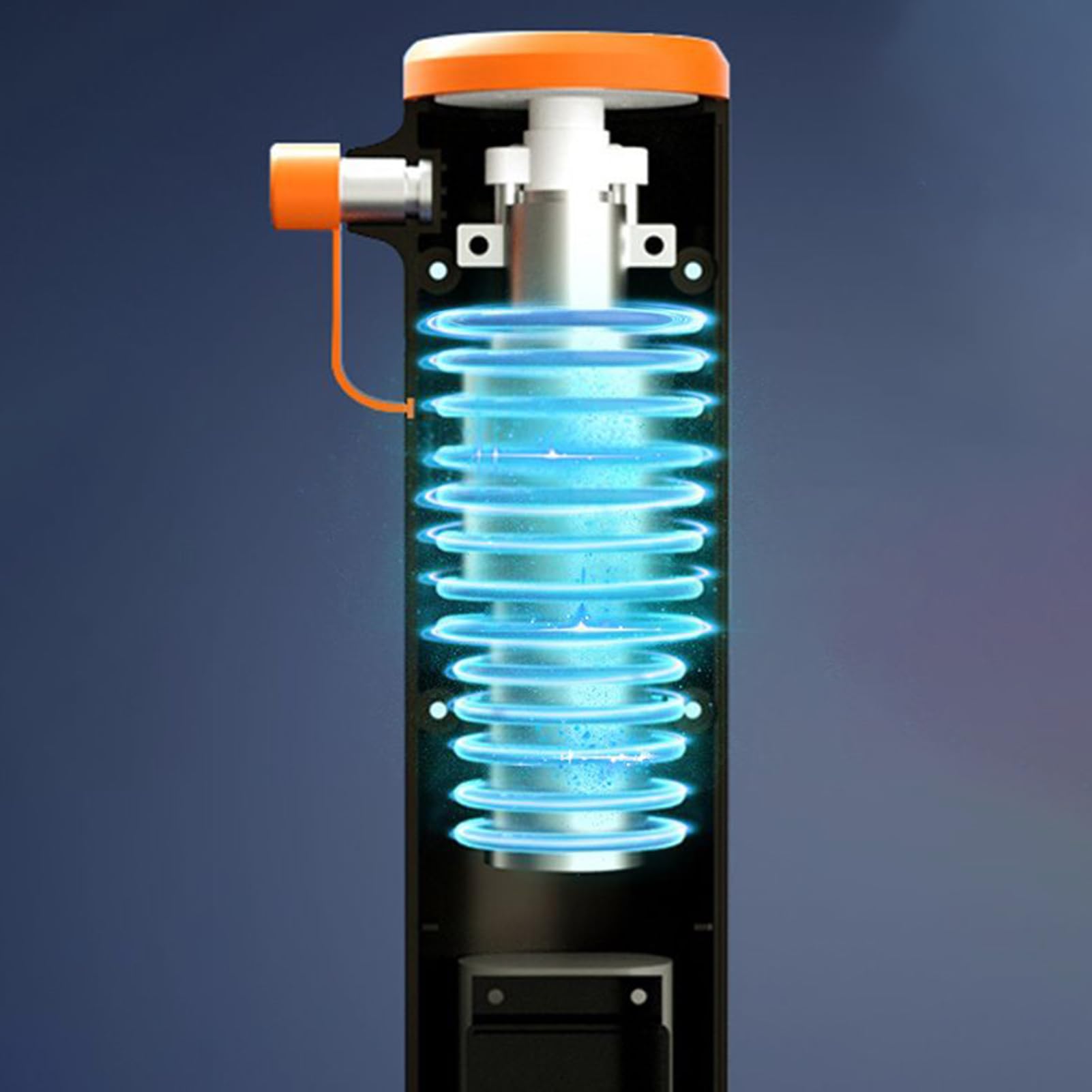 Gonfleur de pneus portable avec arrêt automatique sans fil avec écran