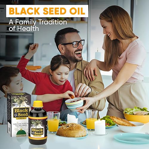 Miniatura 5 de Aceite de semilla negra  Aceite de semilla negra 100% prensado en frío  Nigella Sativa apoya la digestión y el bienestar general  Sin gluten, aceite