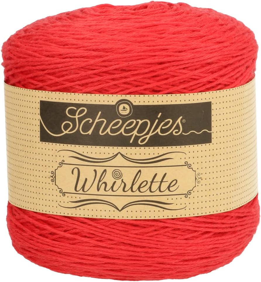 ScheepjesWhirlette 100g - 867 Sizzle, Rood Brei- en Haakgaren