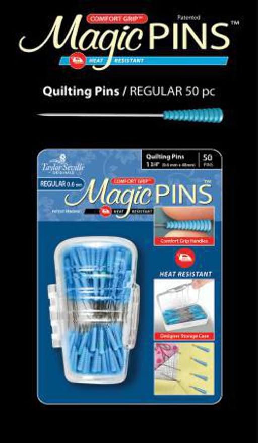 Taylor Seville Originals - 12 Clip Da Cucito Magic Clip In Acciaio Inox, Piccole, Con Segni Di Lettura - 2