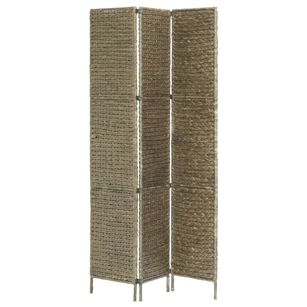 3-panelowy parawan 116x160 cm hiacynt wodny brązowy