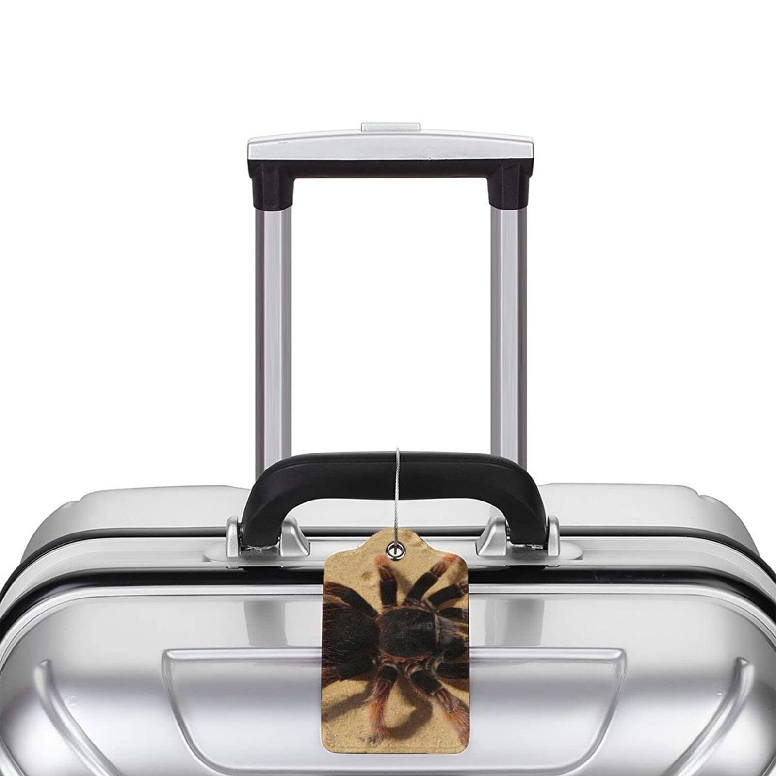 Lot De 2 étiquettes De Bagages En Cuir Avec Cote DIvoire