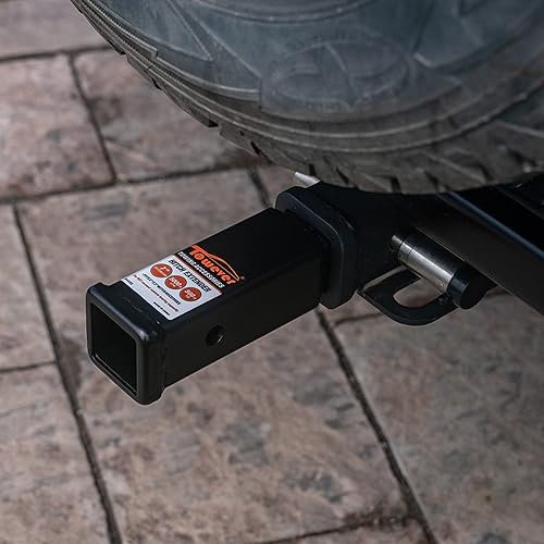 Miniatura 5 de 84332P Towever - Extensores de tubo receptor de extensión de enganche de 2 pulgadas, 7 pulgadas de largo, con pasador de enganche de 5/8 pulgadas