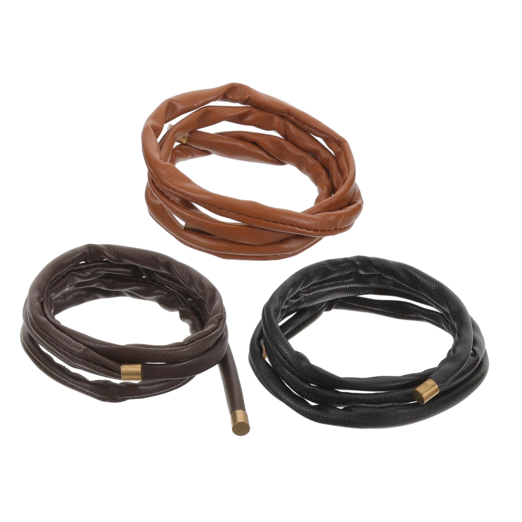 MAGICLULU 5 Juegos De Coleteros Resistentes Para Trenzar El Cabello Diademas Para Mujeres Y Niñas Accesorios Elegantes Para El Cabello (3 Unidades X 5)