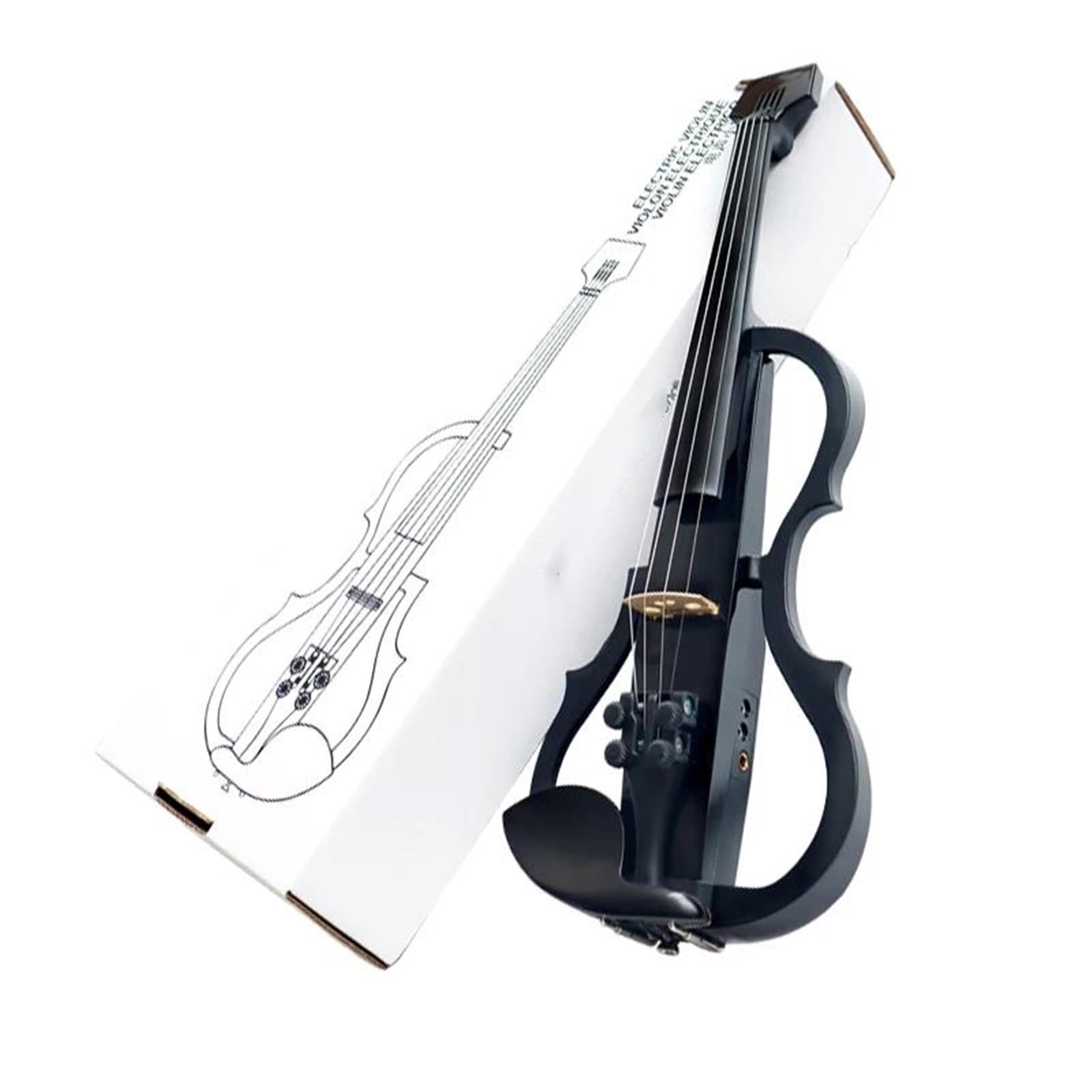 Violino Set Violino Elettrico In Fibra Di Carbonio Strumenti A 4/4 Corde Violino Acustico Elettrico