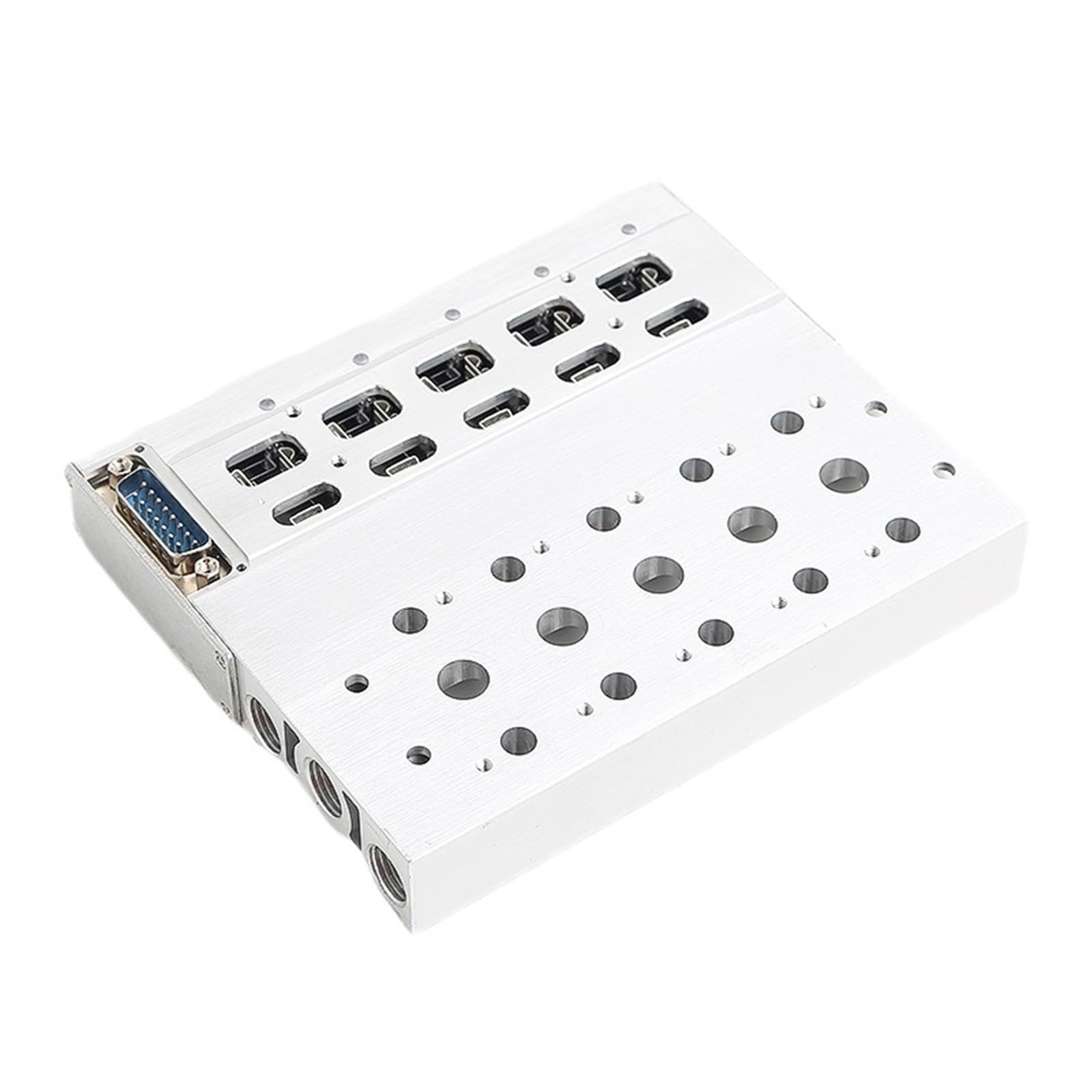 1 electroválvula neumática 4V210, colector de escape de aire de 200 m, con accesorios (F3-4V210-11F)
