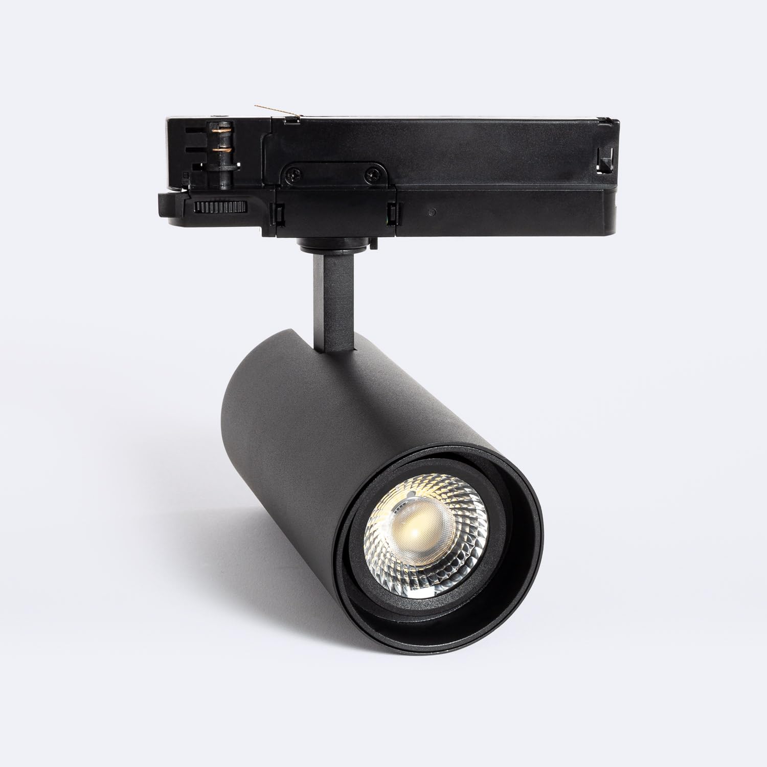 LEDKIA Foco Carril LED Trifásico 30W Fasano Regulable Negro 2700K Blanco Cá