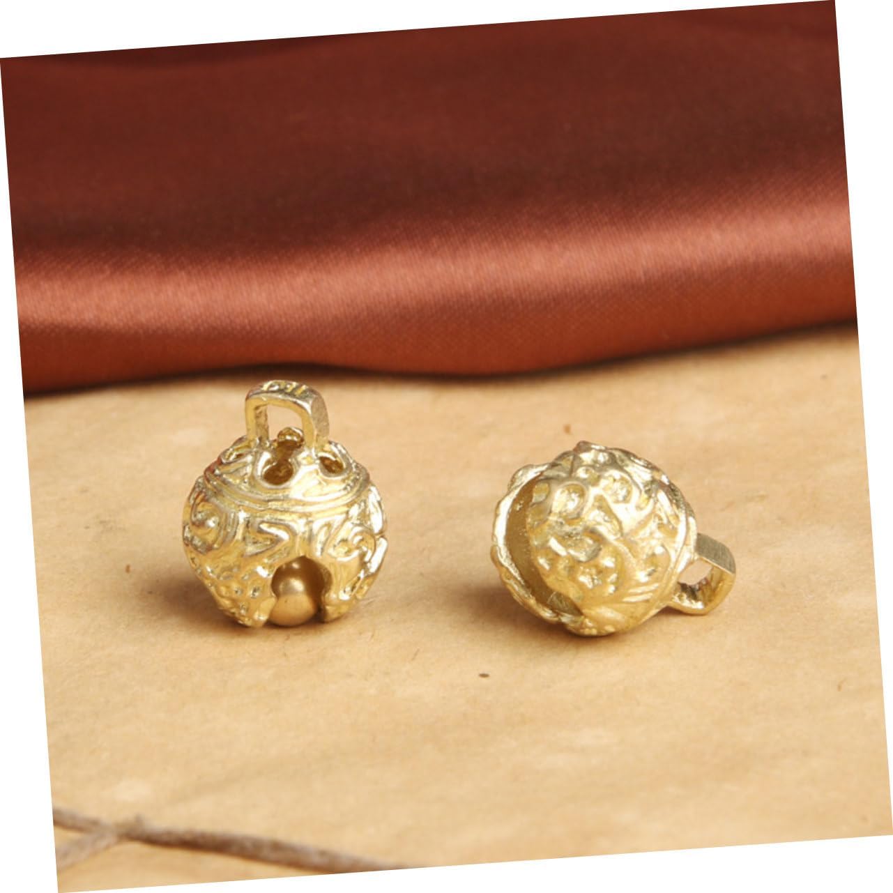 40pcs Bells for Crafts Mini Vintage Hanging Bell Charms for Jewelry Holiday Decorations Home Decor for Christmas Easter Birthdays More