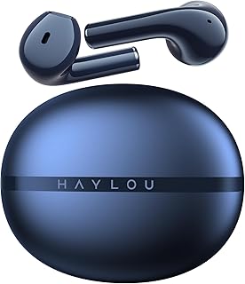 Genérico Fone de ouvido sem fio Bluetooth 5.3 TWS com microfone, ENC, Energia para 24 horas totais, X1 2023 Azul