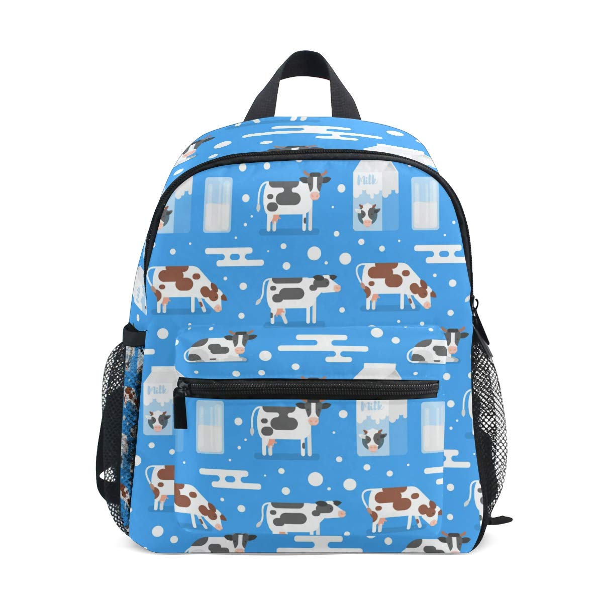 senya Kids Backpack Cow With Milk Preschool Bag for Toddler Boy Girls Schoolbag One Size