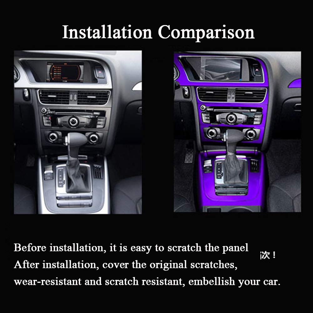 XITER Retrofitting Steering Wheel Cover molding The film decoration The Console Center car interior stickers for Honda 10th Civic 2016 2017 2018 2019 2020 2021 (RED)