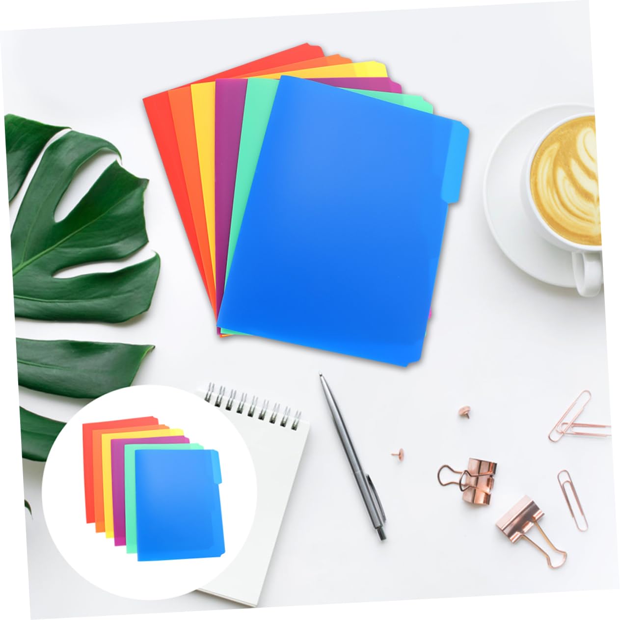 18 Stück Erweiterbare Aktenordner aus Kunststoff A4 mit Taschen Robust und Verformungsbeständig Büro und Heimorganizer mit Großem Stauraum