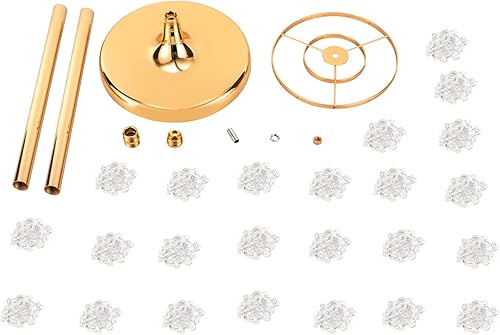 Miniatura 3 de 2 piezas de centro de mesa de boda dorado de 354 pulgadas de alto jarrones de flores de cristal dorado soporte de flores de metal elegante