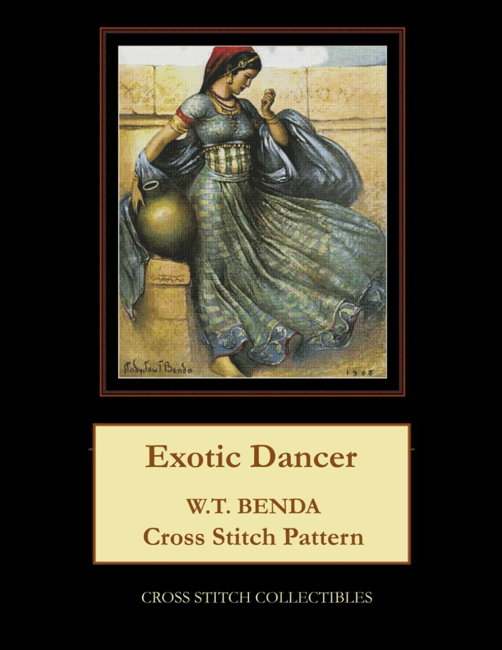 Exotic Dancer: Wladyslaw Theodor Benda Cross Stitch Pattern