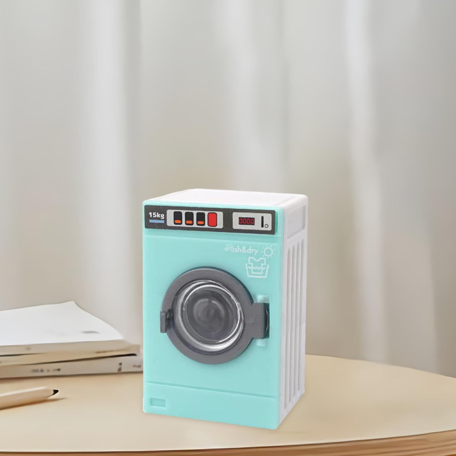 Amazon | Generic ドールハウス 洗濯機 洗濯機 1:12 スケール