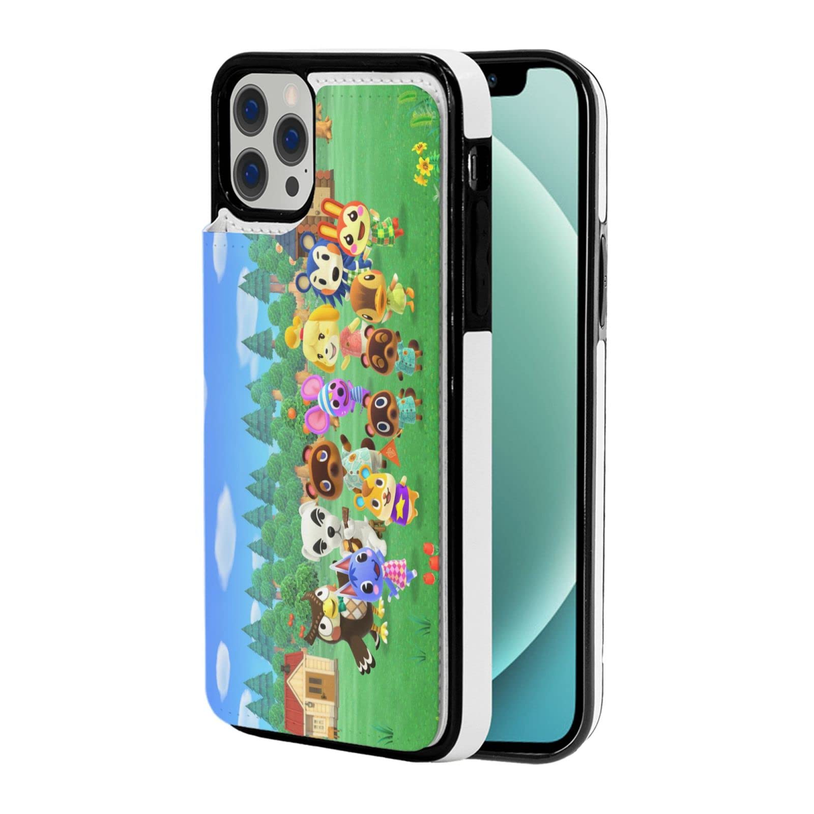 Amazon.co.jp: あつ森 IPhone12miniケース スマホケース puレザー 財布