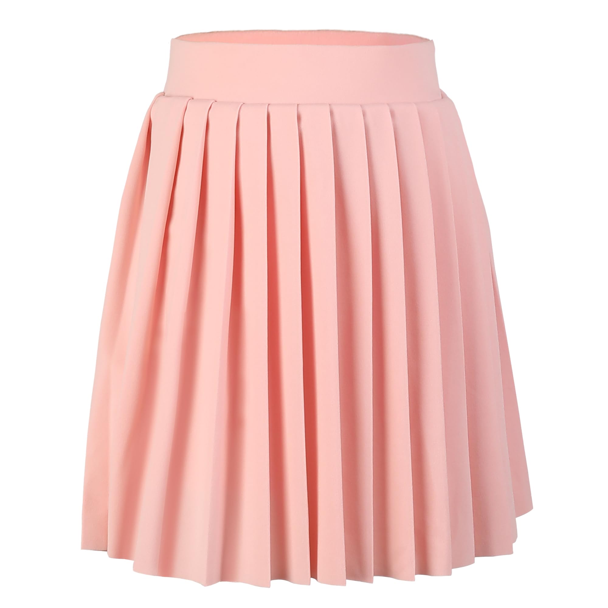 tanzdunsje Faltenrock für Mädchen Kinder mit integrierten Shorts, Minirock Skorts mitmit 2 Seitentaschen, Mädchen Schuluniform-Skort Schwarze Skaterrock