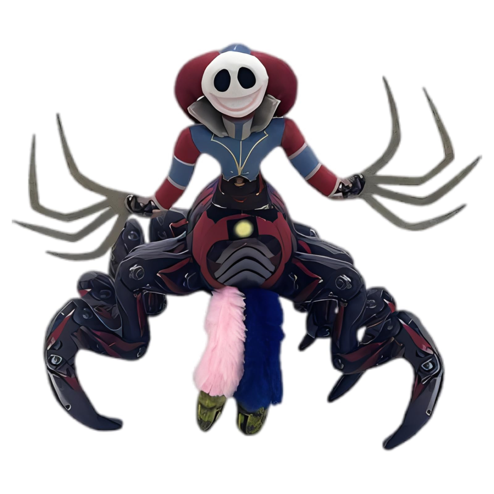 DXPETA 1-Piece Spider Clown Plush Toy Horror Game Doll, 25cm Creepy Stuffed Animal and Scary Monster Plushie for Halloween Decoration, Collectible Figure Toy for Horror Fans