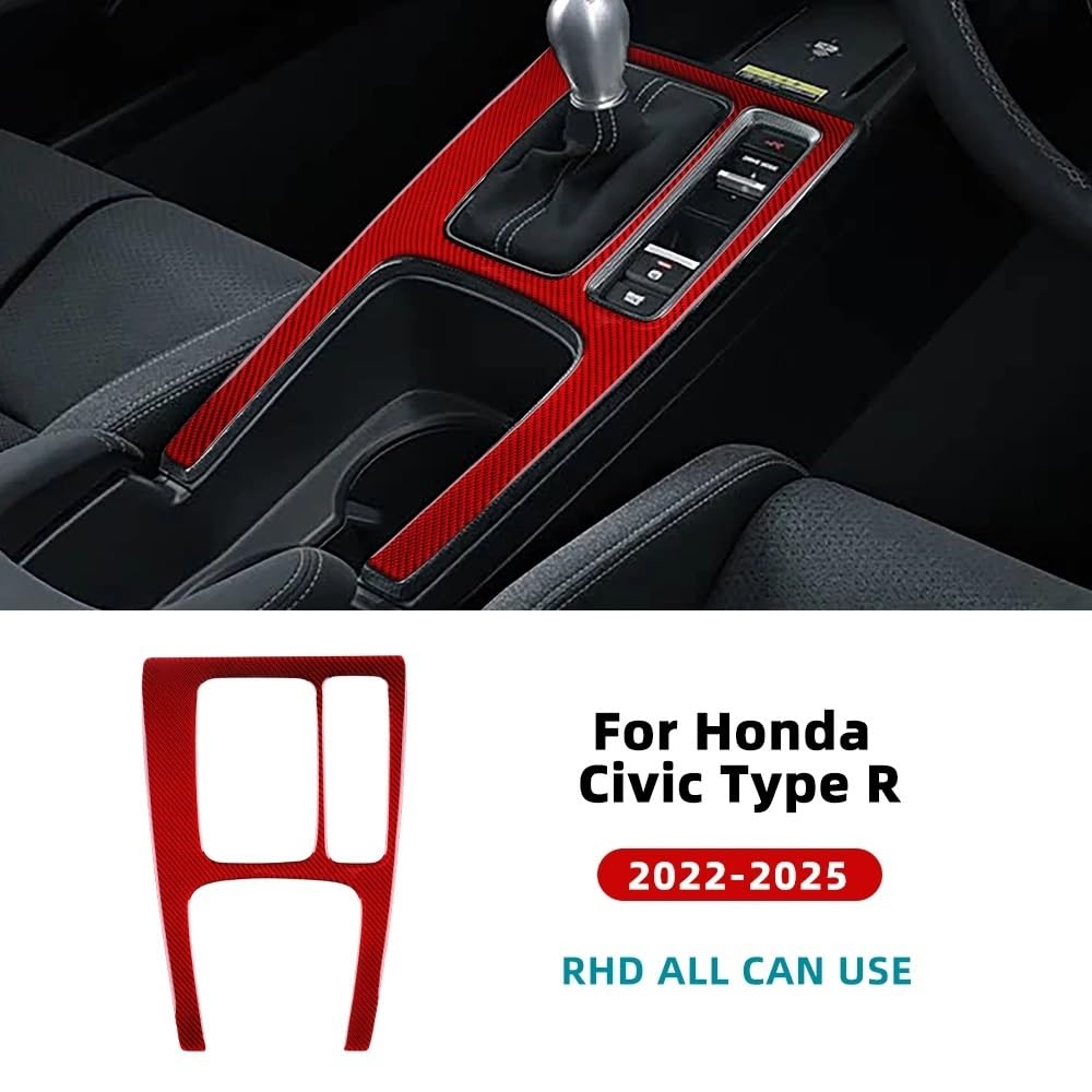 Garniture Intérieure Panneau Changement Vitesse Pour Civic Type R 2022-2025