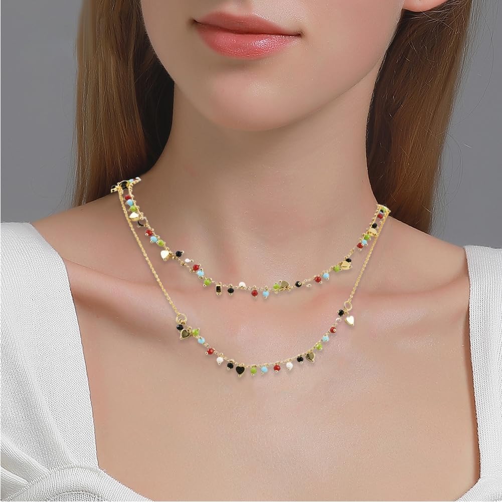 Beebeecraft 2Pcs 2 Styles Necklace Layering Clasps 18K Gold Plated Layering Clasp 304 Stainless Steel Chain Extender 2 Strands 3 Strands Separators for DIY Bracelets Jewelry Making Craft Supplies