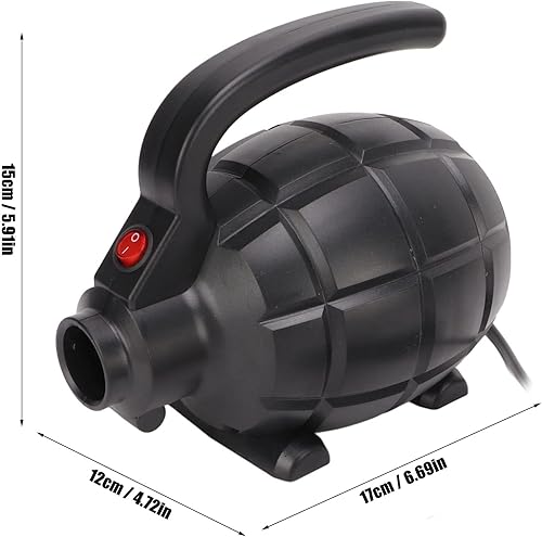 Miniatura 7 de Bomba de aire eléctrica, 600 W, 1600 lmin, amplia aplicación, inflador, bomba defladora de 2.4 psi, alta presión para interiores (enchufe de EE. UU.