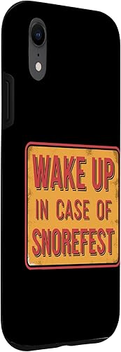 Miniatura 3 de Snorefest Funny Sarcastic Mom Boss Parent Team Work Jokes Case for iPhone XR