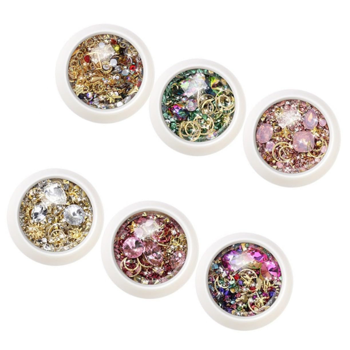 18 Set Accessori per Nail Art con Decorazioni Manicure Te per Unghie Artificiali e Naturali Materiali Leggeri e Resistenti per Donne e Appassionate Unghie